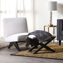 Black Logan Stool